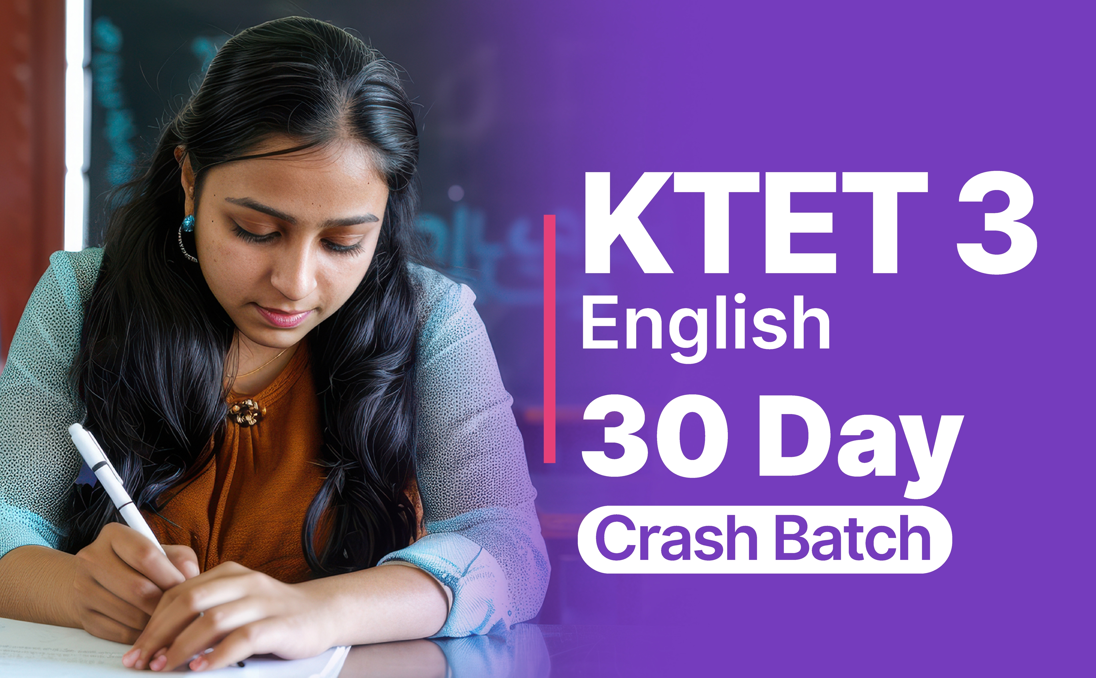 KTET 3 English 30 Day Crash Batch