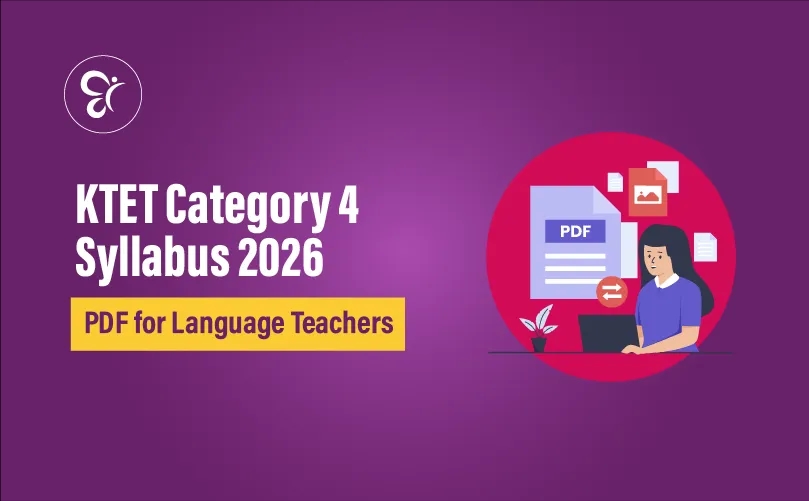 KTET Category 4 Syllabus 2026 PDF for Language Teachers