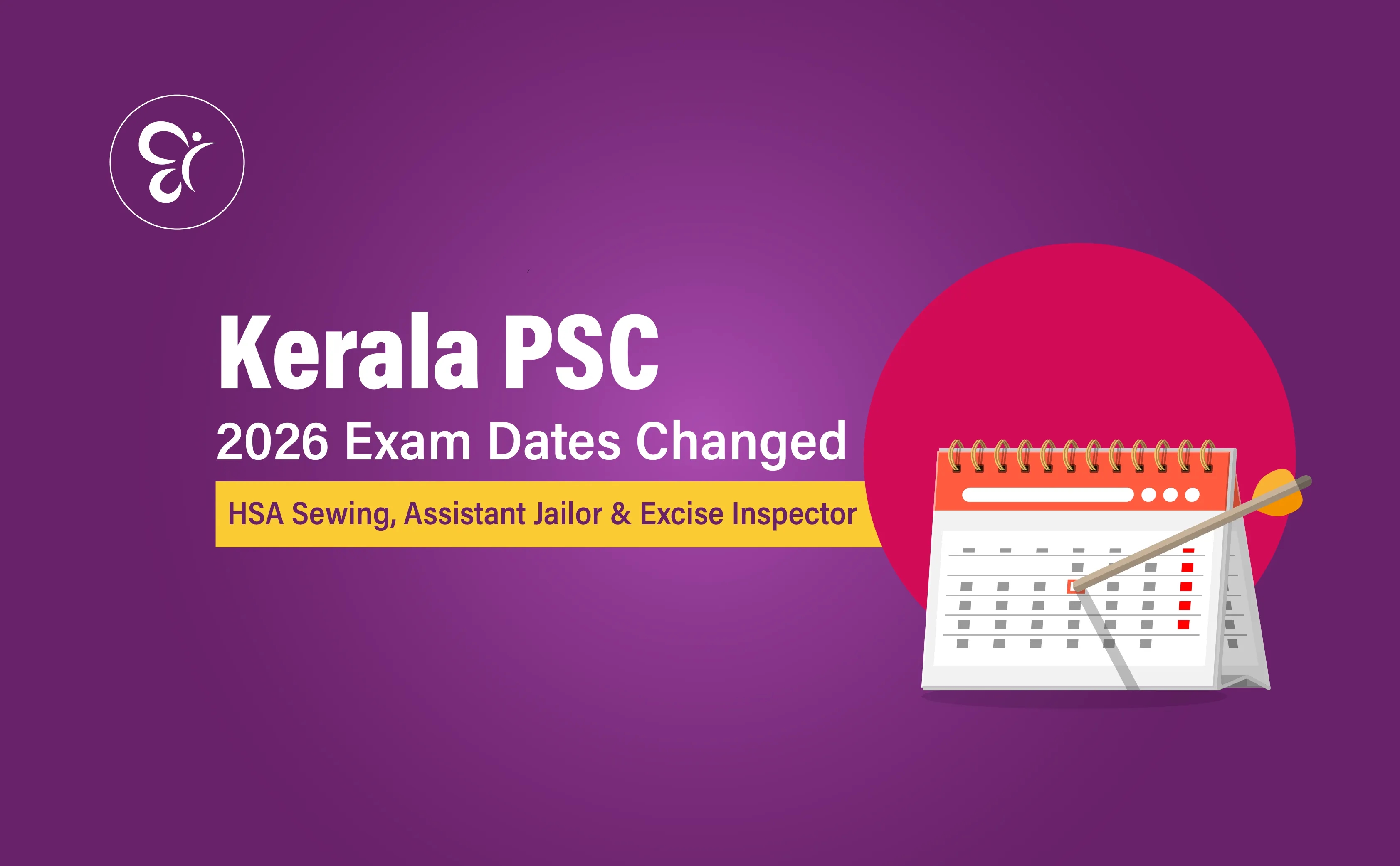 Kerala PSC 2026 Exam Dates Changed