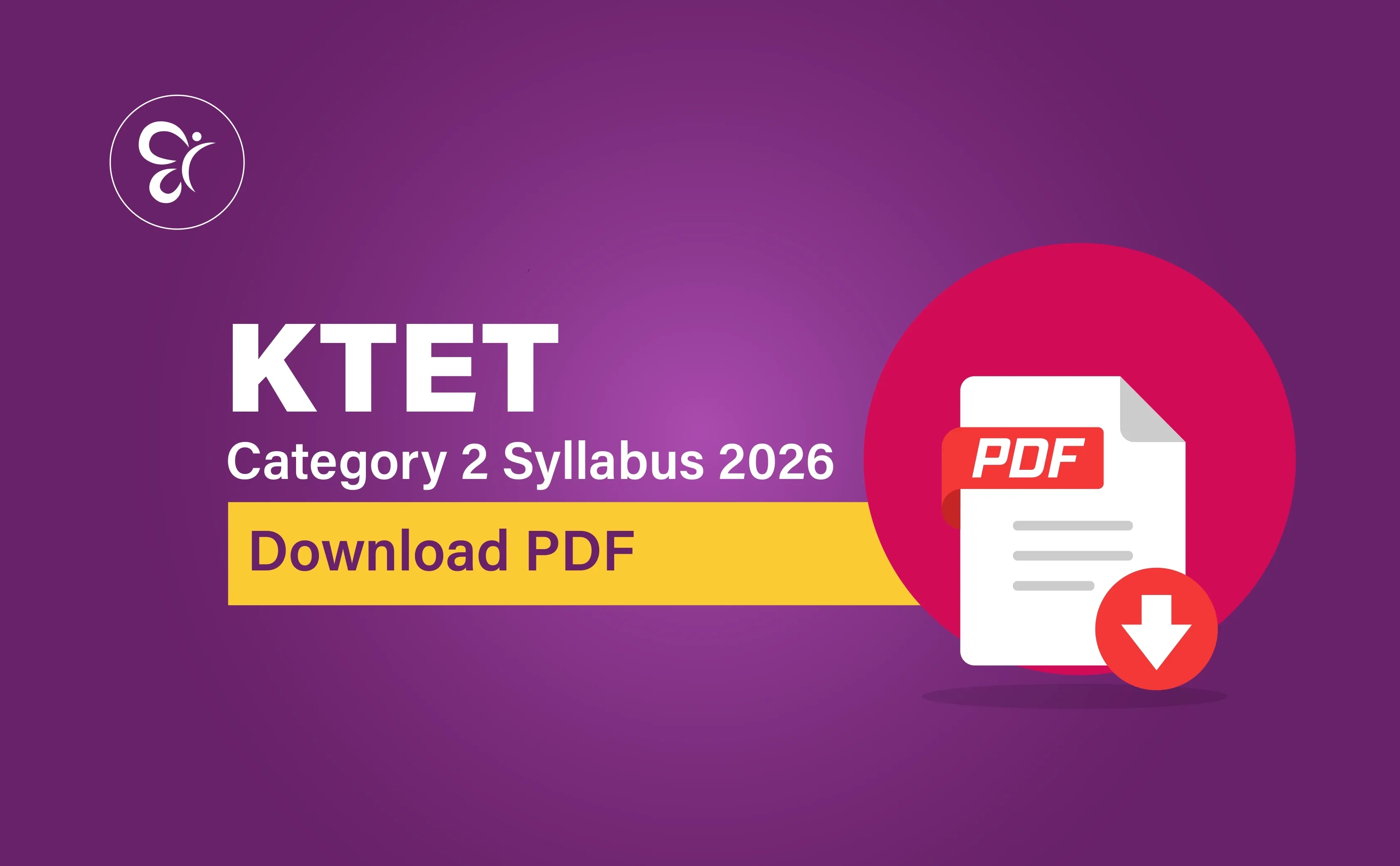 KTET Category 2 Syllabus 2026 | Download PDF