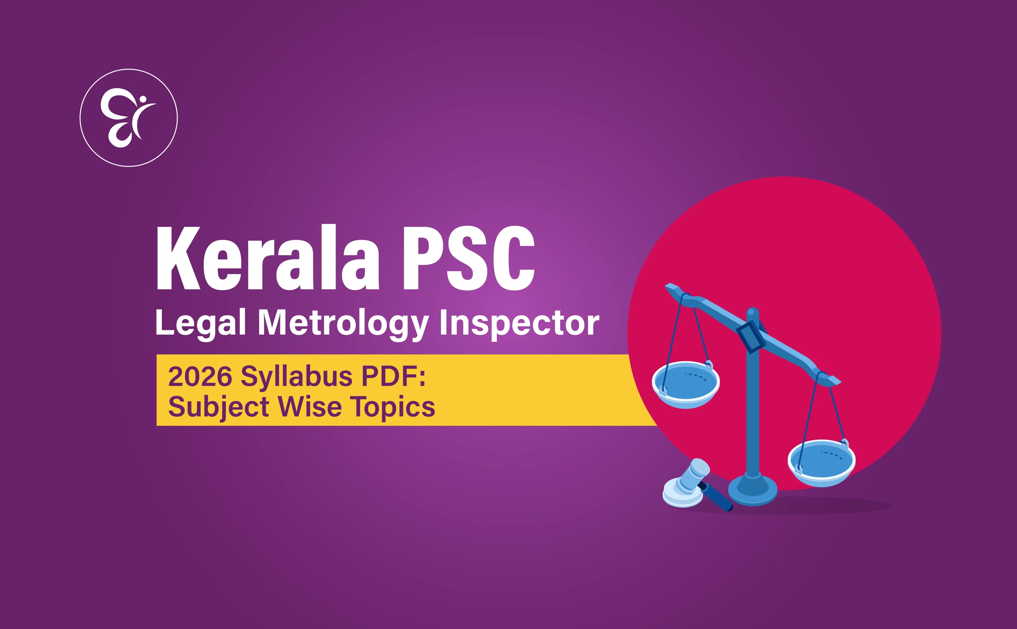 Kerala PSC Legal Metrology Inspector 2026 Syllabus PDF