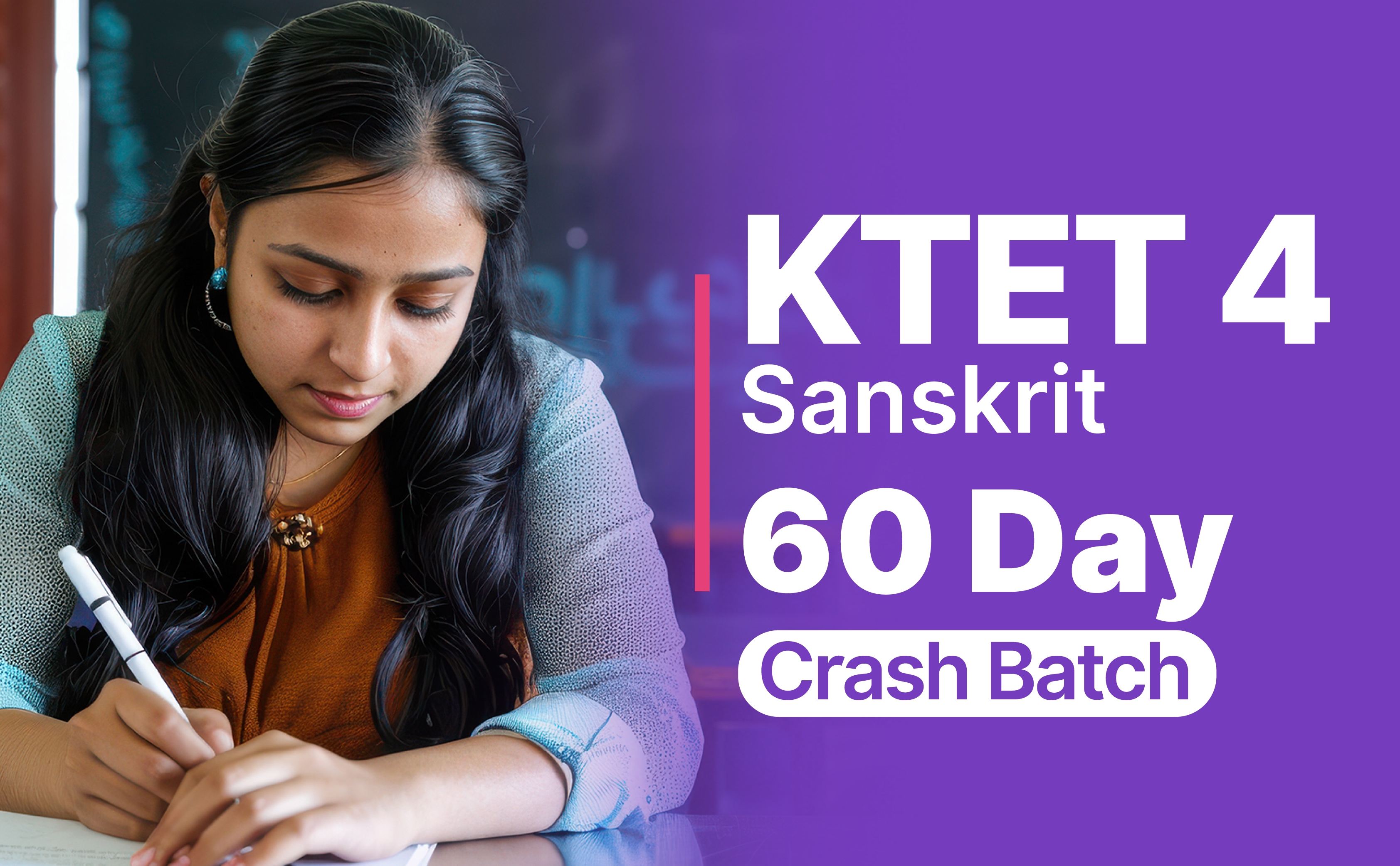 KTET 4 Sanskrit 60 Day Crash Batch