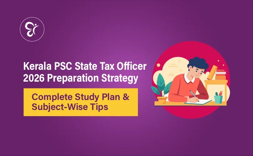 Kerala PSC State Tax Officer 2026 Preparation Strategy