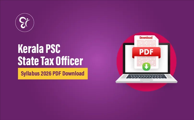 Kerala PSC State Tax Officer Syllabus