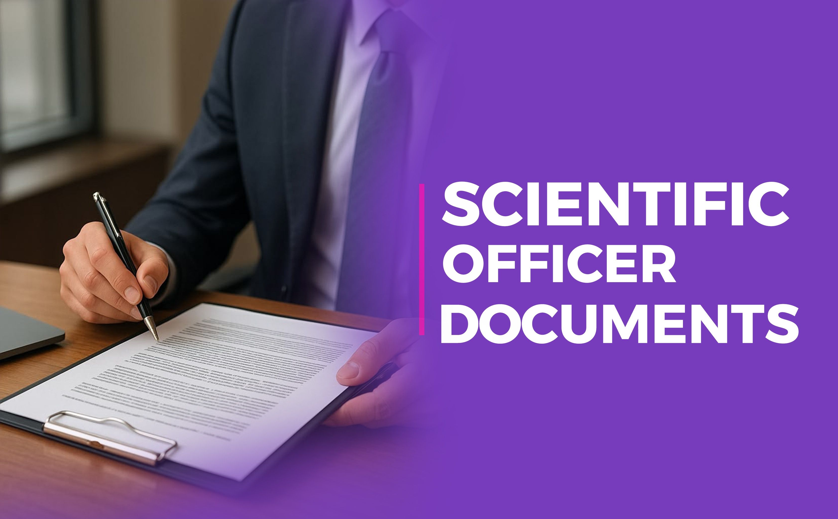 Scientific Officer Documents