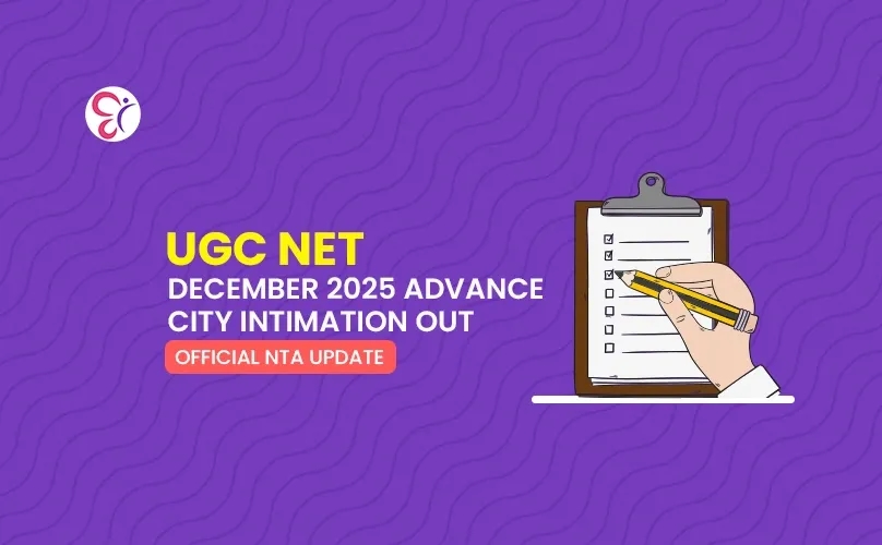 UGC NET December 2025 Advance City Intimation Out - Official NTA Update